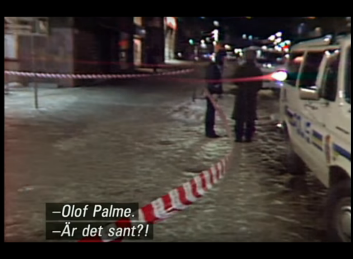 Foton i kronologisk ordning Palmemordsnatten