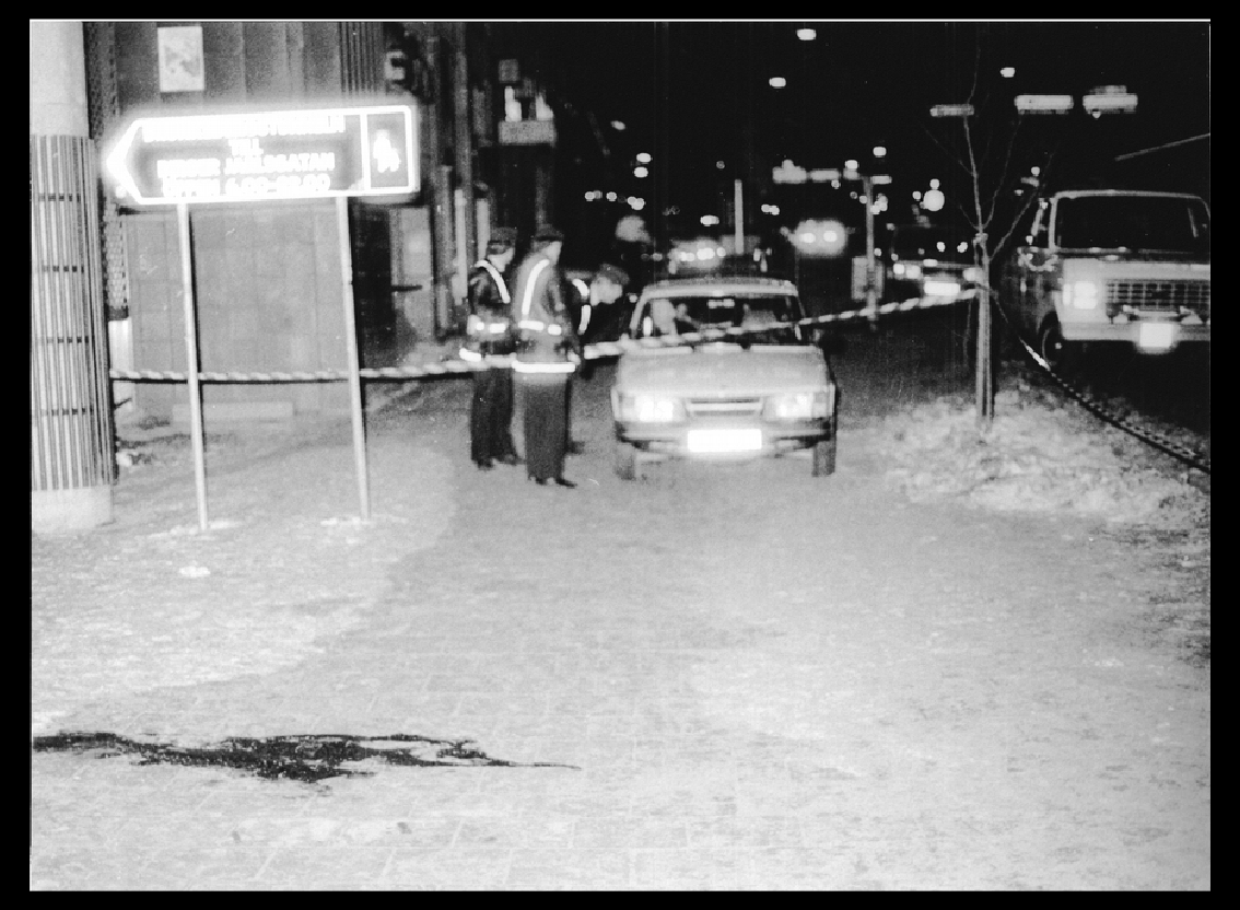 Foton i kronologisk ordning Palmemordsnatten